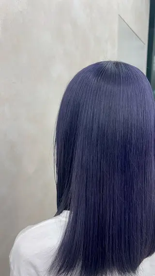 ロング カラー 透明感デザインカラー /髙橋/白髪ぼかし可のヘアスタイル