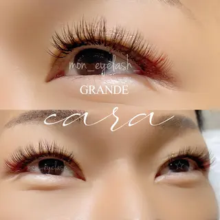 マツエク・マツパ アイブロウ GRANDEcara 栄 Miki🍀のマツエク・マツパデザイン