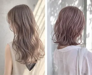 カラー 市川 由那のヘアスタイル