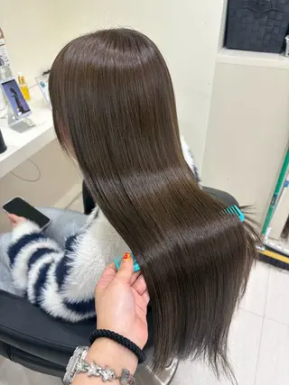 セミロング カラー ヘアアレンジ 💟RINNA 艶カラー💟のヘアスタイル