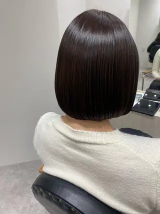 ミディアム カラー ヘアアレンジ ボブ /ニュアンス/ satomi🧸💖のヘアスタイル