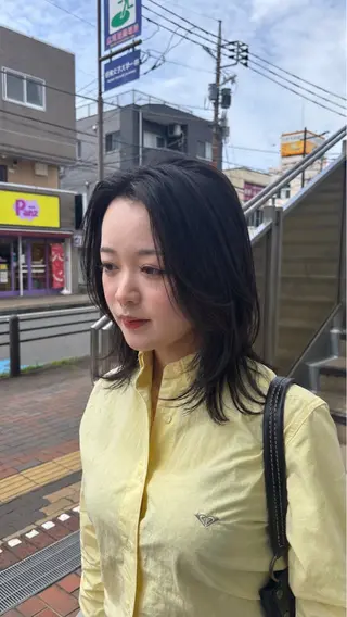 ミディアム 海外ヘア🇺🇸 レイヤー/ハイトーンのヘアスタイル