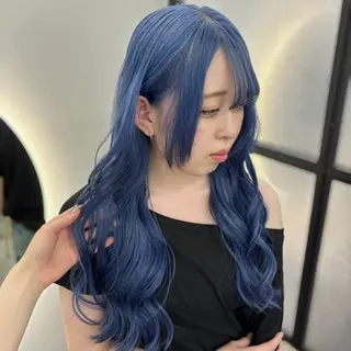 ロング カラー Ren. 🦋デザインカラーのヘアスタイル