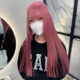 ロング カラー Ren. 🦋デザインカラーのヘアスタイル