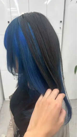 カラー 🩵しの🩵 JILLSTUDIOのヘアスタイル
