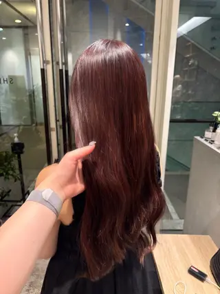 ロング カラー SHEA /縮毛矯正 イソダハルカのヘアスタイル