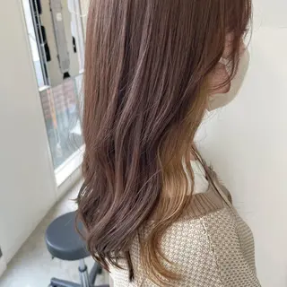 ミディアム カラー 透明感カラー/ レイヤー　YUKAのヘアスタイル