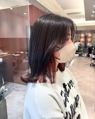 ミディアム 🤍tomoka 🤍のヘアスタイル