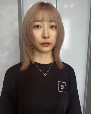 ミディアム MAI /BUCKS/天王寺のヘアスタイル