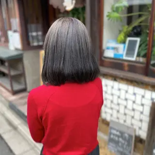 ミディアム カラー ヘアアレンジ Hikari /京都駅美容室のヘアスタイル