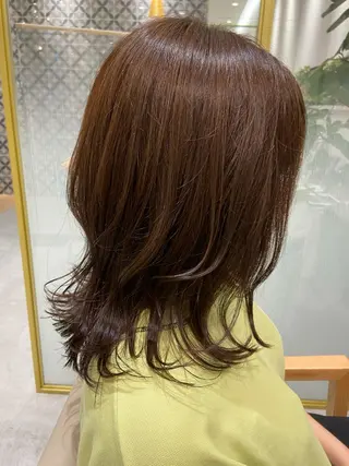 ミディアム 桝野 尚也のヘアスタイル