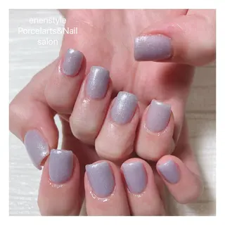 ミディアム ネイル 🐾enen style 🐾のネイルデザイン