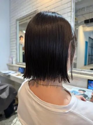 ミディアム 透明感カラー/パーマ 🌀アオノのヘアスタイル