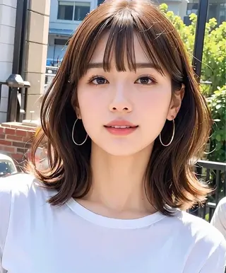 ミディアム カラー 韓国風スタイル 北田陸斗のヘアスタイル