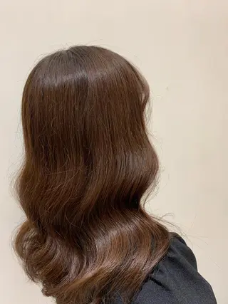 セミロング カラー ヘアアレンジ チバ ヒロトのヘアスタイル