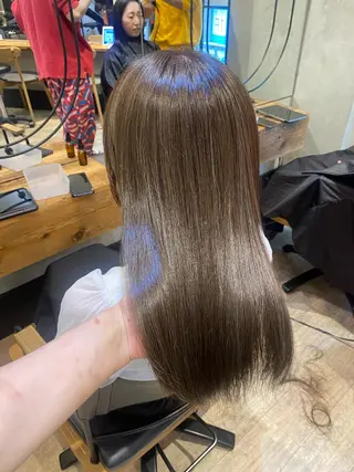 セミロング 新宿/顔周りカット +レイヤー=しずく♩のヘアスタイル