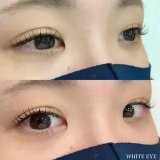 マツエク・マツパ WHITE EYE 🤍Mayukaのマツエク・マツパデザイン