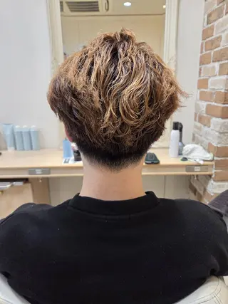 ショート メンズ メンズパーマ/カラー /カット/樋口捷🔥のヘアスタイル