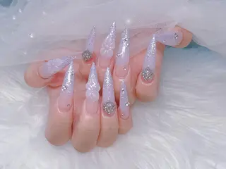 ロング カラー yuna ユナのネイルデザイン