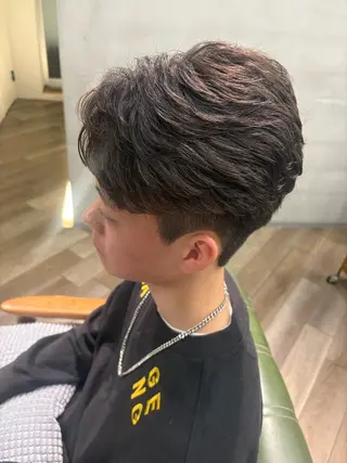 パーマ メンズ 鮫島海斗☆レイヤー☆ ケアブリーチのヘアスタイル