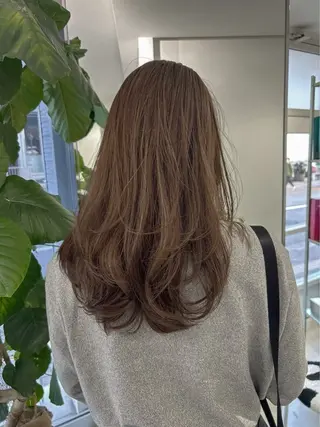 ロング カラー ブリーチなしダブルカ ラー/経堂/サナ🌱のヘアスタイル