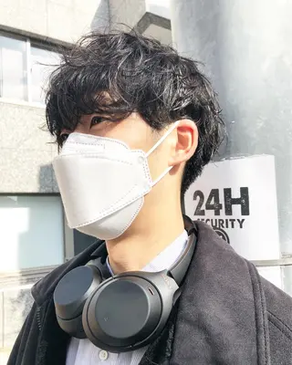 パーマ ヘアアレンジ メンズ メンズ特化✂️栗原 侑也のヘアスタイル