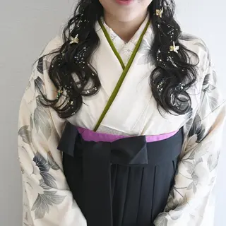 ヘアアレンジ 麻優 ヘアセットのヘアスタイル