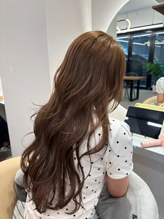 ロング 🩵ワンカラー MIYU🩵のヘアスタイル
