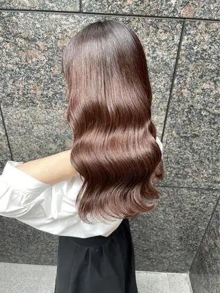 ロング カラー ‎🤍髪質改善‎🤍 レイヤーカット‎🤍のヘアスタイル