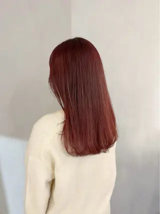 カラー 🎀西川芽依/ 暖色カラー🎀のヘアスタイル