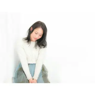 ミディアム 永野 良一のヘアスタイル