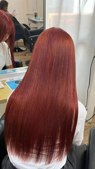 ロング 冨田 悠稀/ 髪質改善縮毛&カラーのヘアスタイル