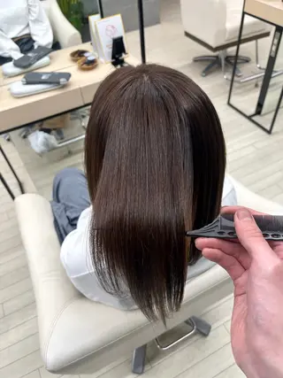 ミディアム カラー 森下 舜介のヘアスタイル