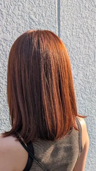 カラー ミディアム 【女性限定】 しおりのヘアスタイル