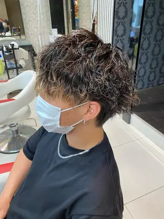 ミディアム 髪質改善・縮毛矯正 大石　郷のヘアスタイル