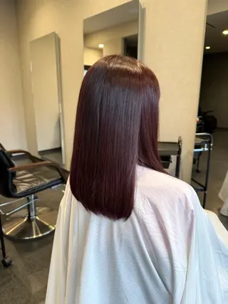 ミディアム 髪質改善⚡️カラー 🍀武久 誠🍀のヘアスタイル