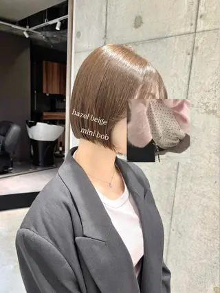 ショート カラー 透明感カラー・レイヤ ー🎀amika🎀のヘアスタイル