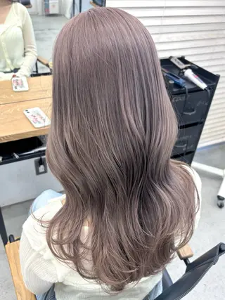 ロング カラー ヘアアレンジ 坂齋大地／レイヤー/ ダブルカラーのヘアスタイル
