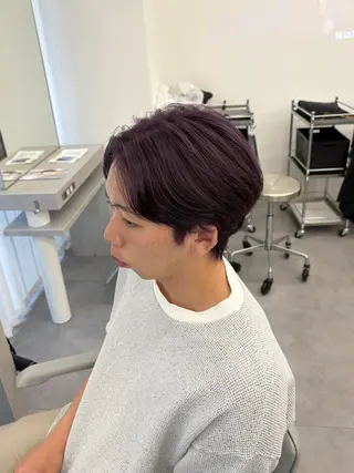 カラー メンズ 🍀透明感ナチュラル カラー🍀じゅんのヘアスタイル