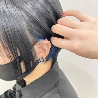 ショート カラー マンツーマン女性 美容師 奏のヘアスタイル
