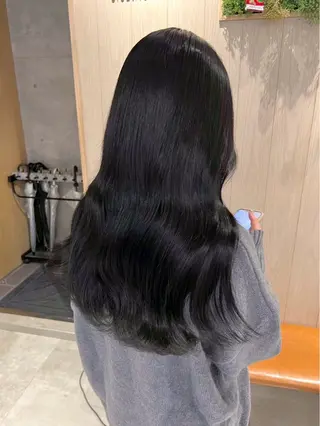 ロング 🌙HIZUKI🌙 ハイトーン 艶髪のヘアスタイル