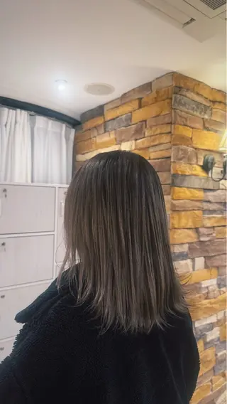 ショート カラー 透明感カラー💜 モテ髪 空陽💙のヘアスタイル