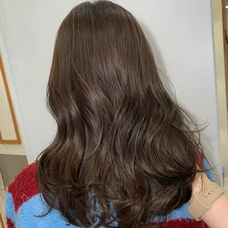 セミロング カラー 艶髪✨/透明感 カラー　kaitoのヘアスタイル
