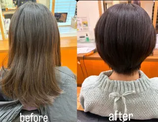 ショート 髪質改善ストレート ✨️小川涼のヘアスタイル