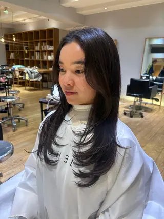 ロング 【パーマ🌀/暖色カ ラー🍷】ななこ🌴のヘアスタイル