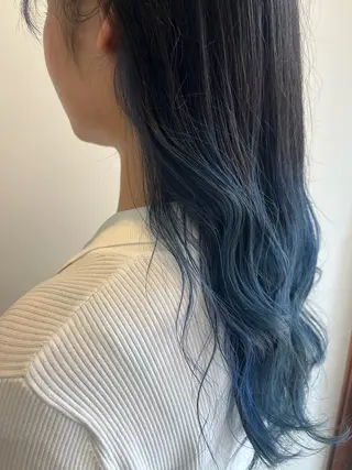 セミロング 金岡 碧のヘアスタイル
