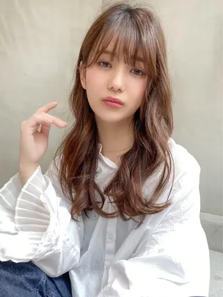 ロング カラー 地毛風艶カラー🌿 喜多夏海のヘアスタイル