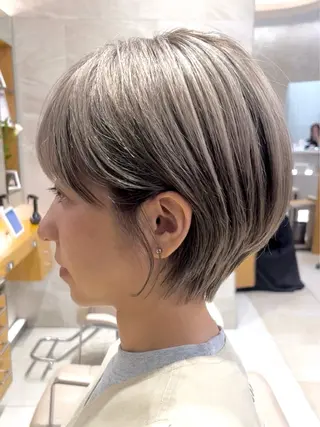 ショート 銀座⭐️髪質改善⭐️ 平中　留生のヘアスタイル