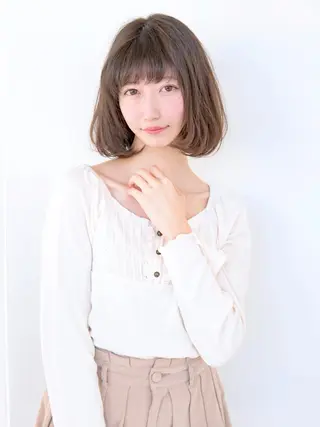 ミディアム 永野 良一のヘアスタイル