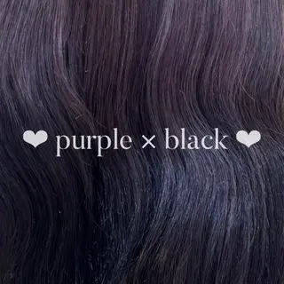 ロング カラー 𝐲𝐮𝐮𝐦𝐢 エクステ/ 艶カラーのヘアスタイル